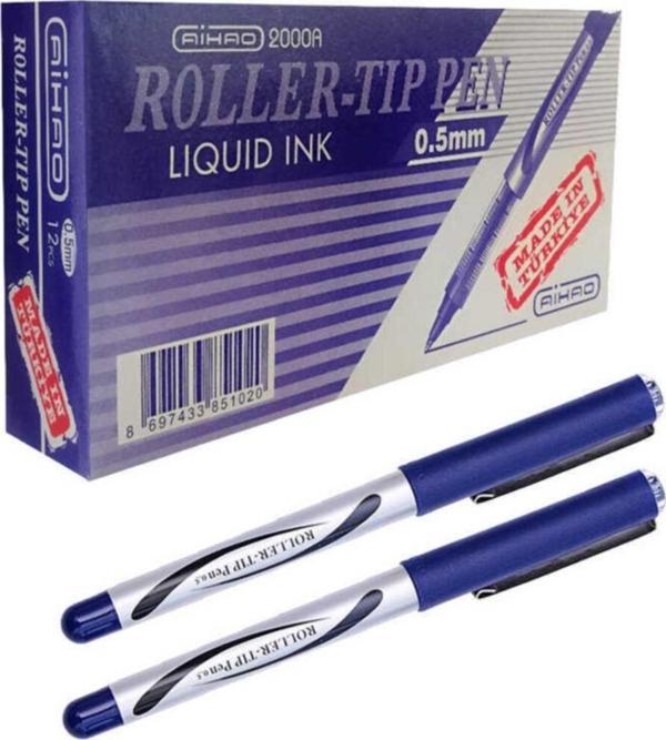 Mikro Aihao Roller 0.5 Pilot Kalem Mavi 12 Adet MİKRO Aihao Roller 0.5 Pilot Kalem MAVİ 12 ADET - Image 1