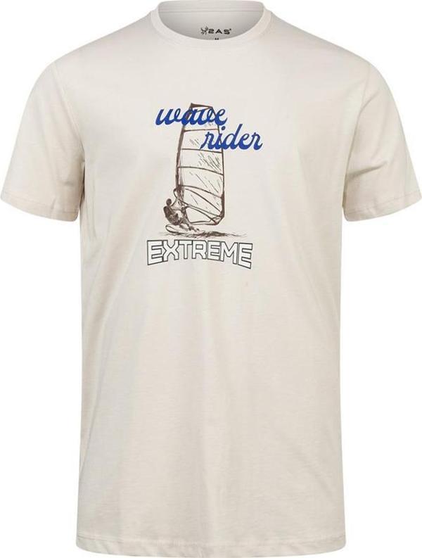 2AS Alex Baskılı Erkek Sıfır Yaka T-Shirt 042 - Image 1