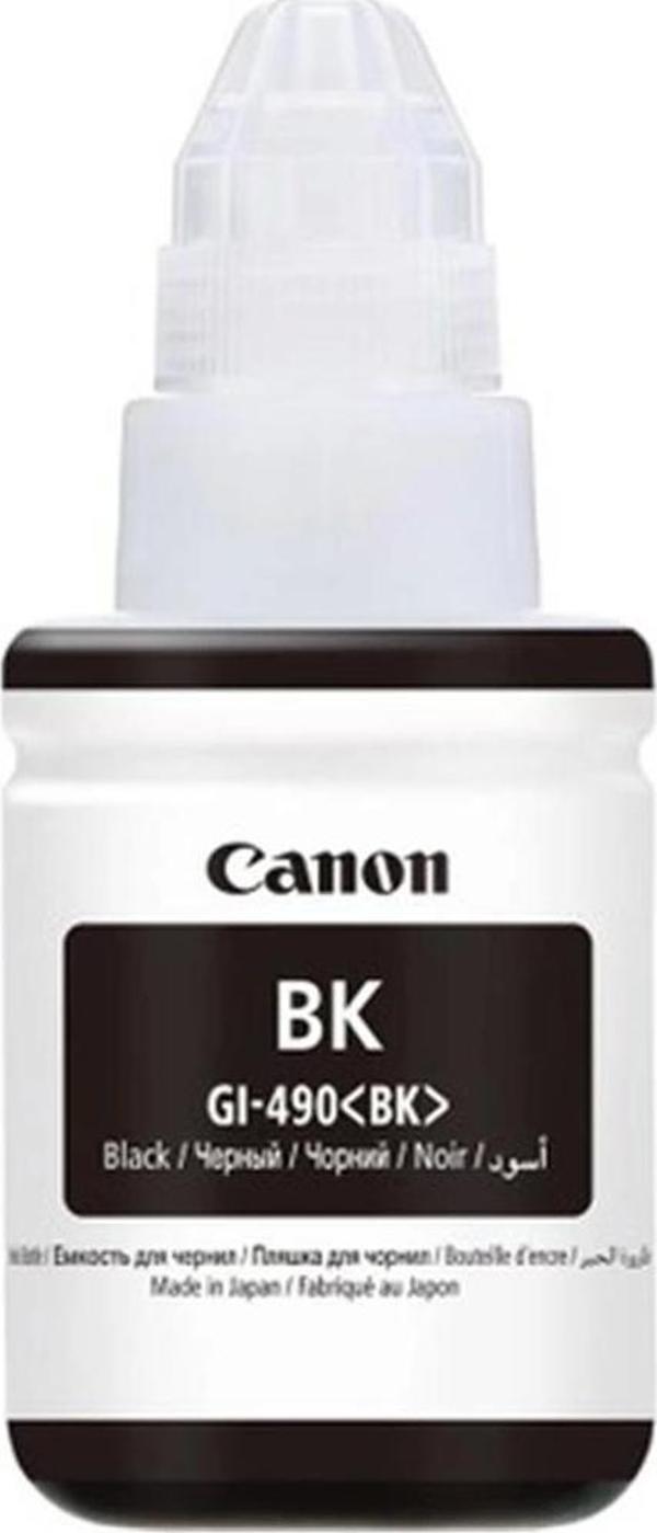 Canon GI-490BK Black Siyah Şişe Mürekkep G1411-2411-3411-4411 - Image 1