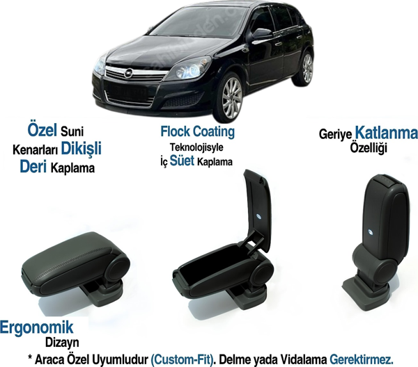 OPEL ASTRA H ARACA ÖZEL KOL DAYAMA VİDASIZ KOLÇAK 2004 2005 2006 2007 2008 2009 2010 - Image 1
