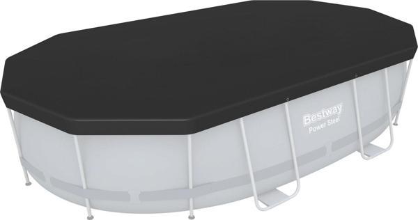 Bestway® Oval Havuz Örtüsü - 4,27 m x 2,50 m Yerüstü Havuzlar için - Image 1