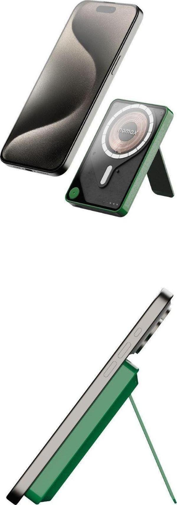 Momax Power X Pro Magnetic Wireless 10000Mah Green - Image 1