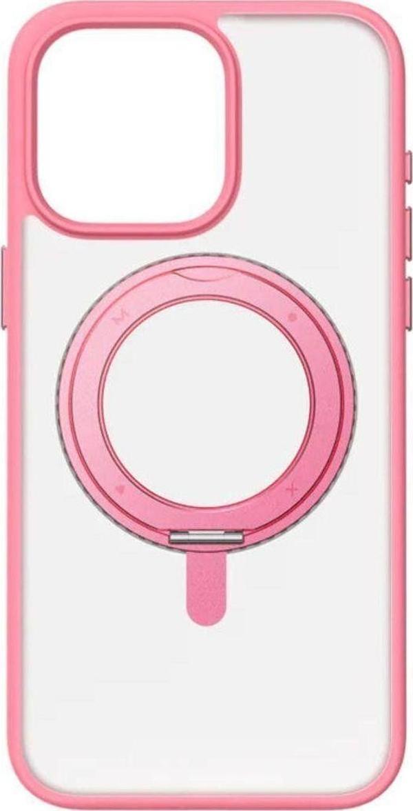 Momax Apple İphone 15 Pro Roller Mag Safe Kılıf Açık Pembe - Image 1