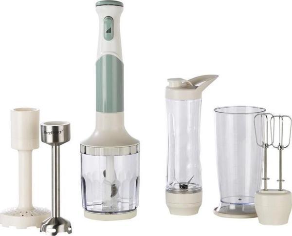 BergHOFF Gem Metallic El Blenderi Gümüş Yeşil 1200 W - Image 1