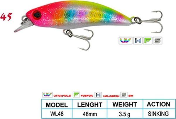 Wily PONCHIK CL:45 48mm 3,6gr Sınkıng   - Image 1
