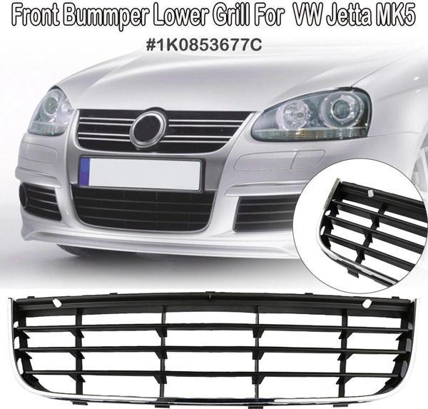 Vw Jetta 2004-2010 Tampon Panjurusı Orta Kromlu (Oem No:1K0853677C) - Image 1