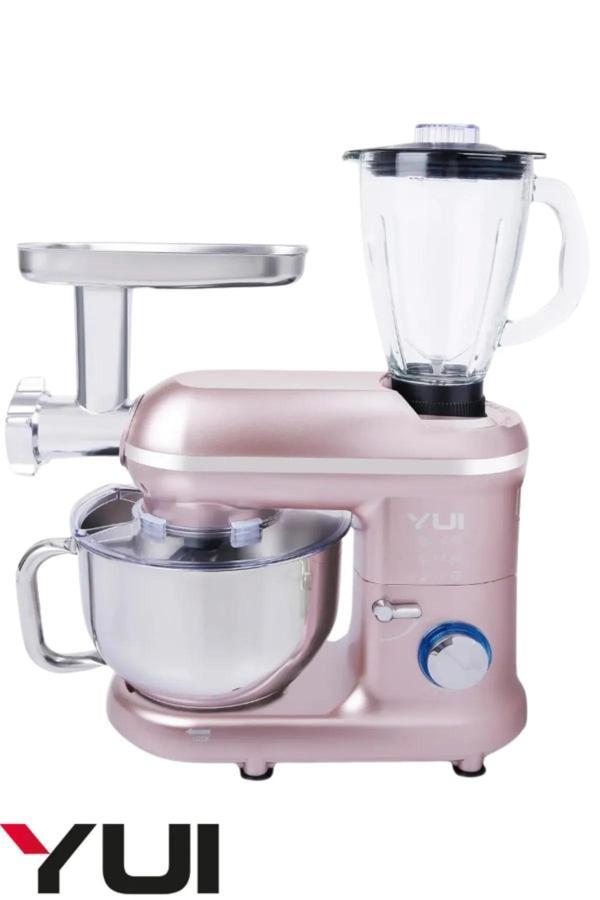 M120 Multi-fonksiyonel 3'ü Bir Arada Stand Mikser Kıyma Setli Ve Blender Özellikli Rose - Image 1