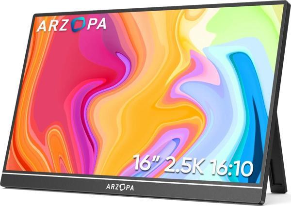 Arzopa Z1RC 16" 60Hz 5Ms mHDMI+USB-C QHD+ IPS Taşınabilir Monitör - Image 1