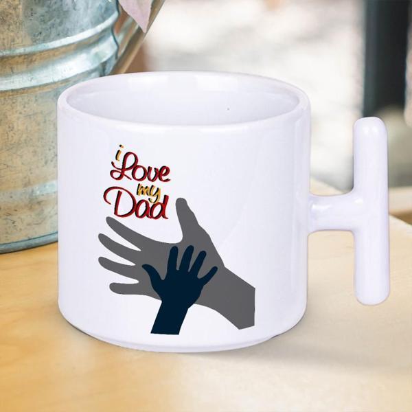 I Love My Dad Yazılı Babalar Günü T Kupa Bardak - Image 1