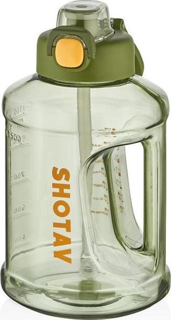 Shotay ST-6291 1500ml Yeşil Pipetli Matara - Image 1