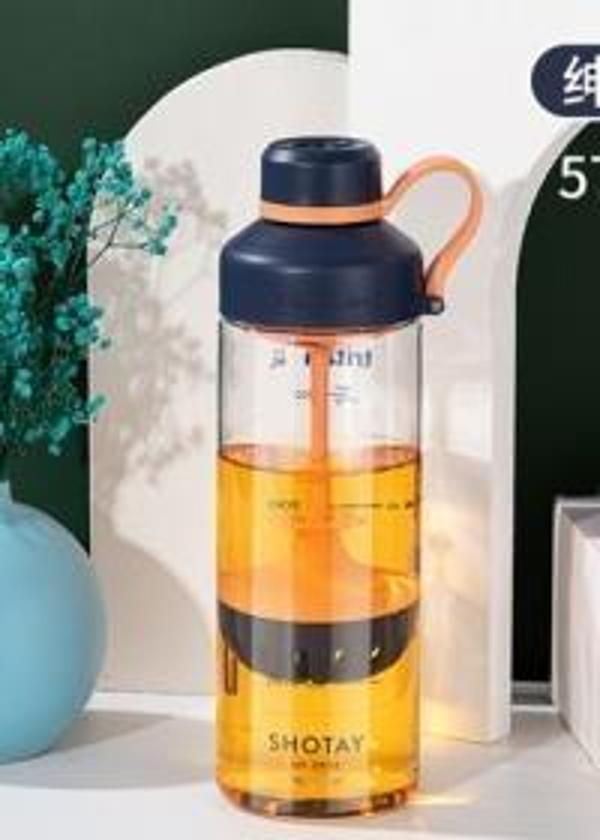 Shotay ST-6637 680ml Süzgeçli Lacivert Tritan Matara - Image 1