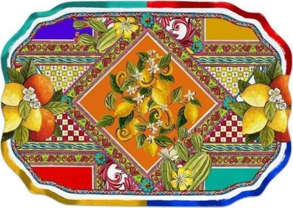 Baci Milano Ortigia Tepsi, 47x33 cm TRAY.ORT01 - Image 1