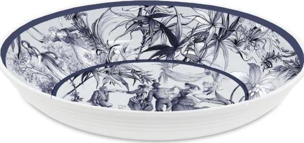 Baci Milano Versailles Oval Melamin Servis Kasesi 33x23 cm RIS.VER01 - Image 1