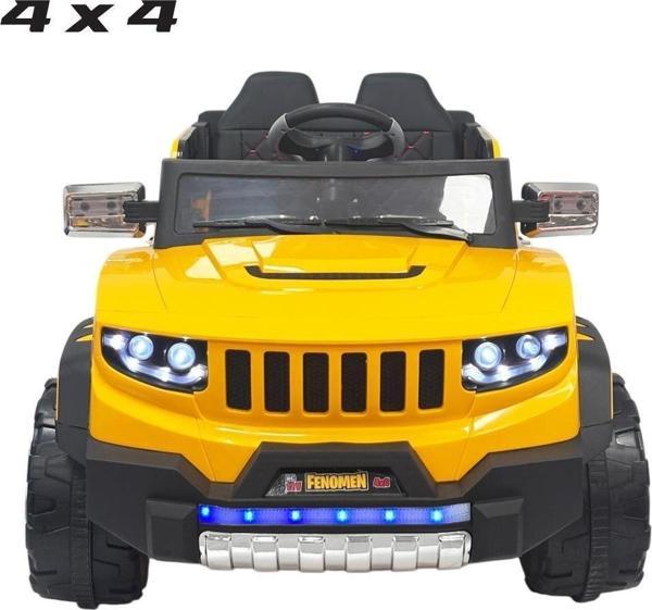 Akülü Araba 4x4 Uzaktan Kumandalı 12 Volt FENOMEN GT Deri Koltuk - Image 1