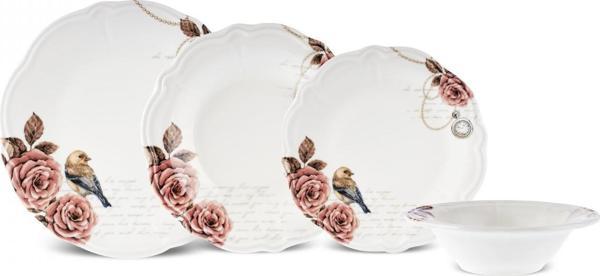 Karaca Roselle 24 Parça 6 Kişilik Yemek Takımı - Image 1