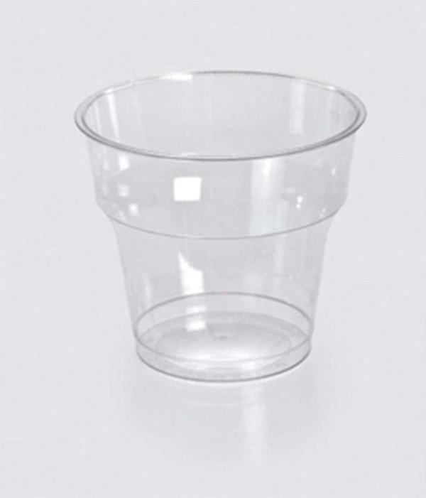 Poppy 1000 Adet Şeffaf Kristal Mika Ekstra Sert Plastik Bardak 180 Cc - Poppy - Image 1