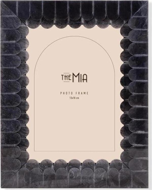 The Mia Wavy Fotoğraf Çerçevesi Siyah 18x23 Cm CRV0040 - Image 1