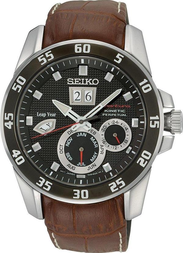 Seiko Snp089p1 Deri Kordonlu Erkek Kol Saati - Image 1