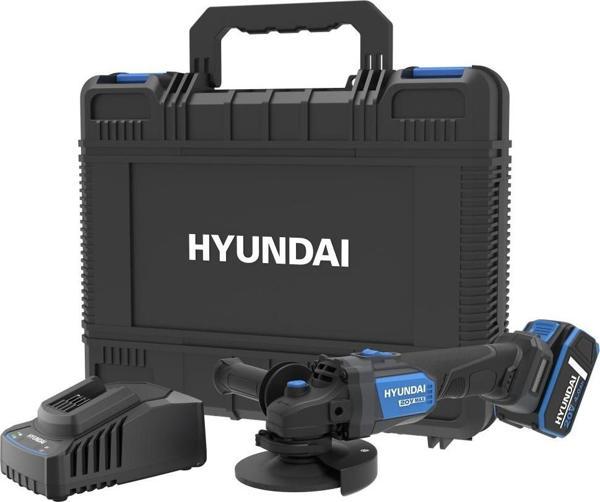 Hyundai AG20X-125FT Akülü Taşlama Kömürsüz 125mm 1X4Ah - Image 1