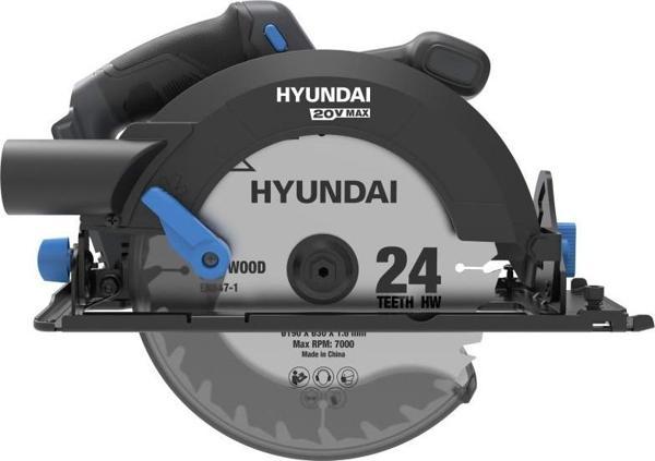 Hyundai CS20X-190 Akülü Daire Testere Kömürsüz Motor 190mm Akü ve Şarj Cihazı Hariç - Image 1