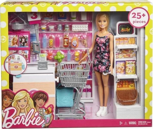 Nessiworld FRP01 Barbie Süpermarkette Oyun Seti - Image 1