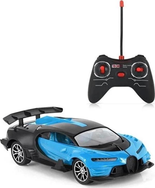 Nessiworld Şarjlı Uzaktan Kumandalı Mavi Bugatti 1:16 - Image 1