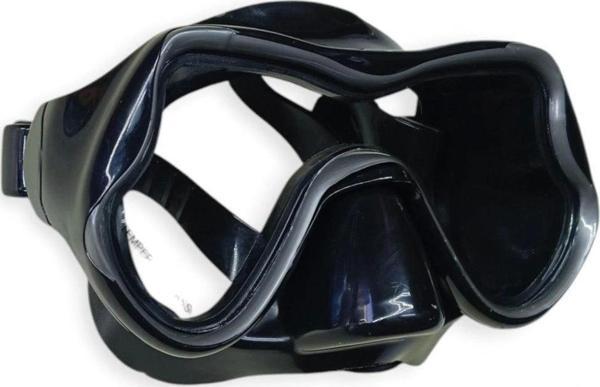 Star Diving Temper Camlı Dalış Maskesi Yetişkin - 51709-SİYAH - Image 1