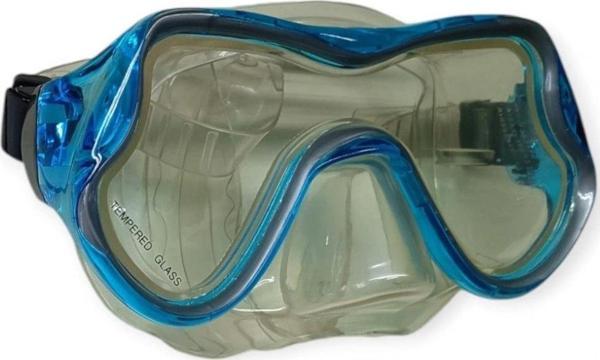 Star Diving Temper Camlı Dalış Maskesi Yetişkin - 51709-TURKUAZ - Image 1