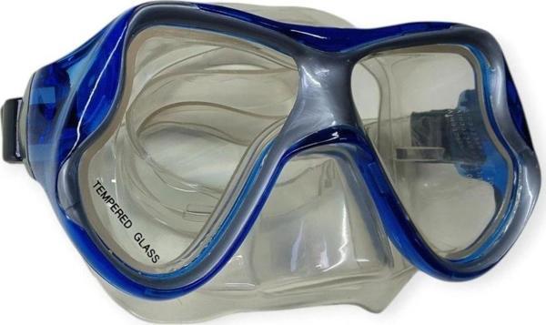 Star Diving Temper Camlı Dalış Maskesi Yetişkin - 51710-MAVİ - Image 1