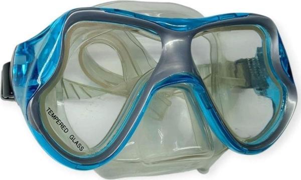 Star Diving Temper Camlı Dalış Maskesi Yetişkin - 51710-TURKUAZ - Image 1