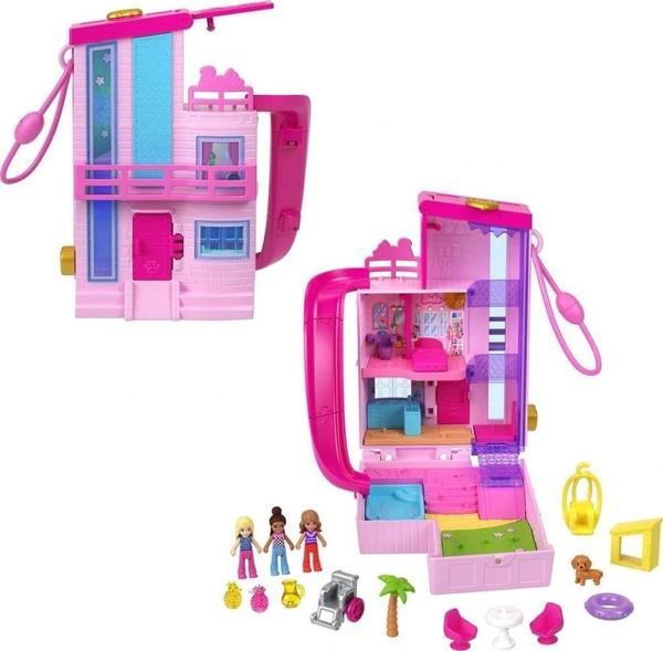 Nessiworld HWP11 Polly Pocket Barbienin Evi Temalı Mikro Oyun Seti - Image 1