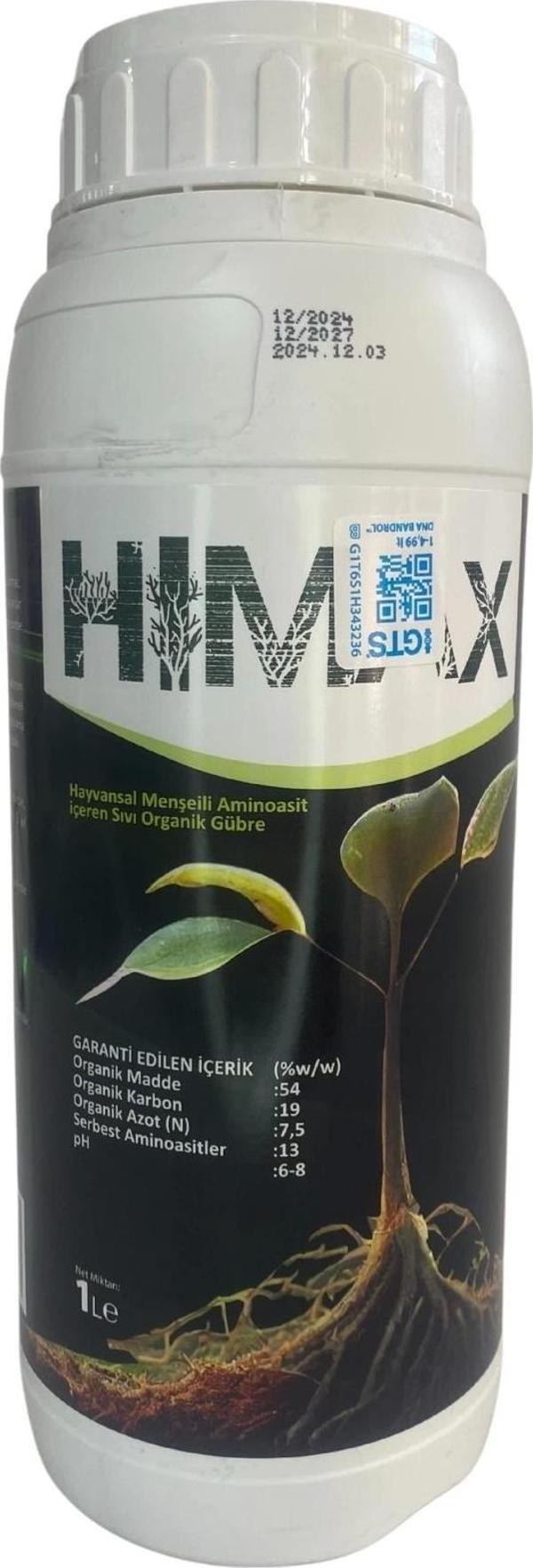 Himax Hayvansal Aminoasit İçeren Sıvı Organik Gübre 1 Lt - Image 1