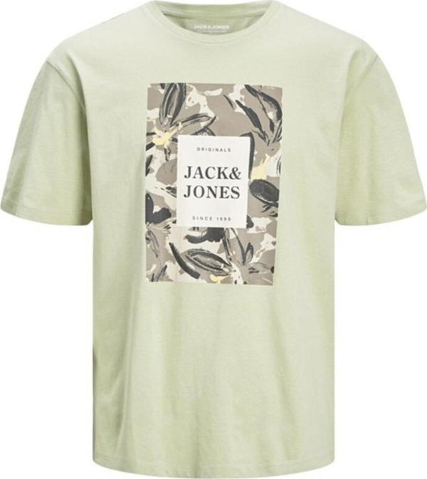 Jack & Jones Flower Branding Erkek Baskılı Tişört 12205874 - Image 1