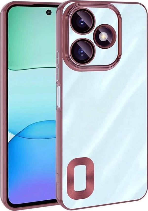 Xiaomi Redmi 13 4G Kılıf Kamera Korumalı Logo Gösteren Zore Omega Kapak - Image 1