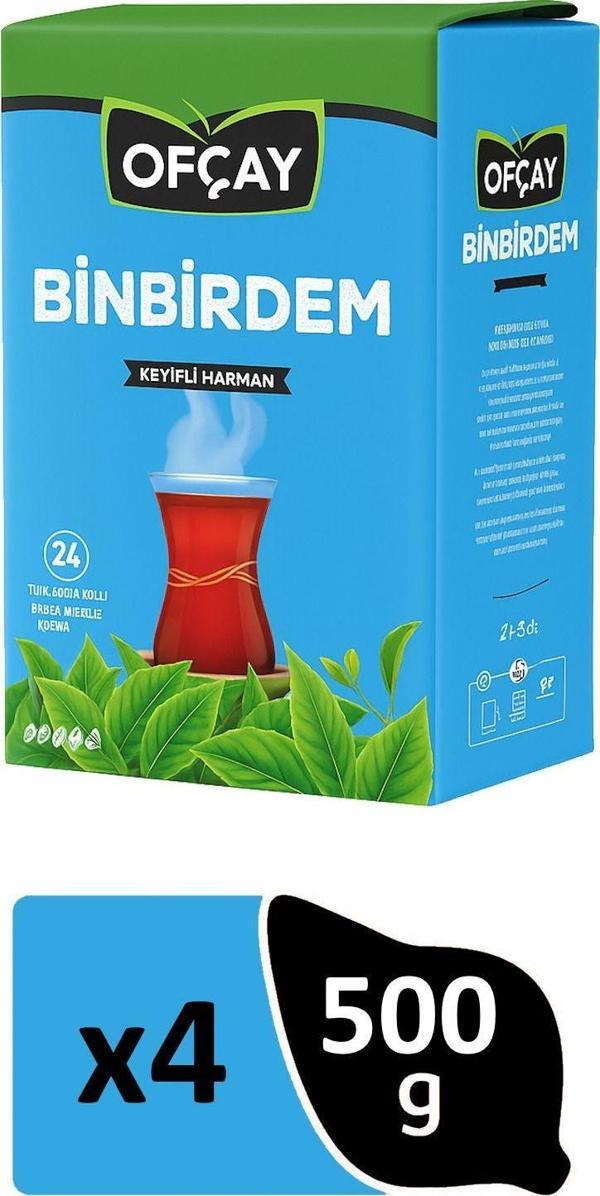 Ofçay Binbirdem Siyah Dökme Çay 500 gr x 4 Adet - Image 1