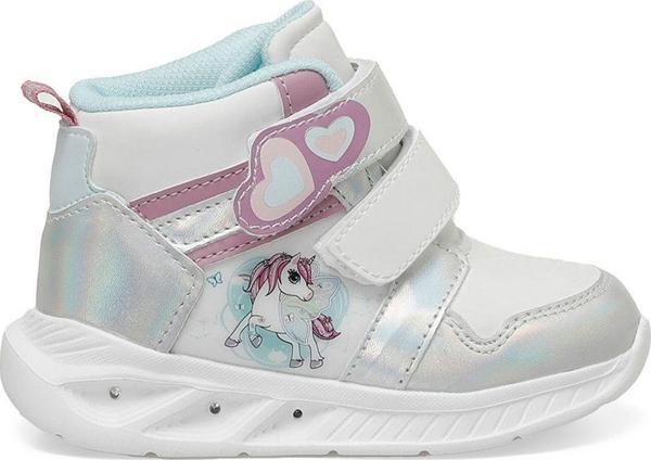 Kinetix Mante Hı 3Pr Beyaz Kız Çocuk High Sneaker 25 - Image 1