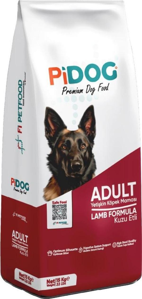 PiDoG Kuzu Etli Yetişkin Köpek Maması 15 Kg - Image 1