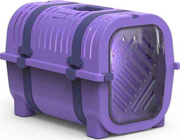 Rainbow Lavanta Gül Menekşe Kemerli Kedi Köpek Taşıma Çantası 51x33x36 - Image 1