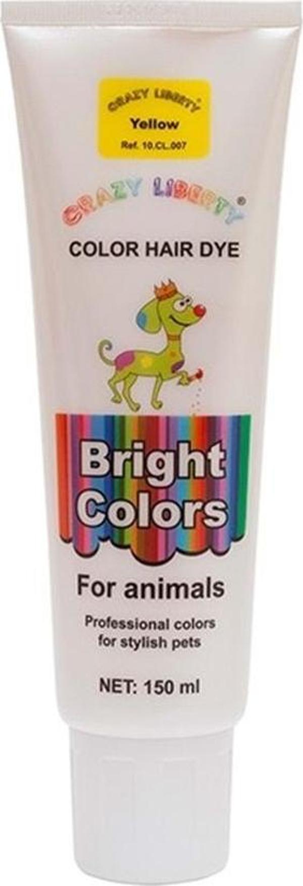 CRAZY LIBERTY Evcil Hayvanlar İçin Saç Boyası AÇIK MAVİ 150 ML - Image 1