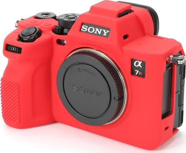 Sony A7R V Silikon Koruma Kılıfı - Kırmızı - Image 1