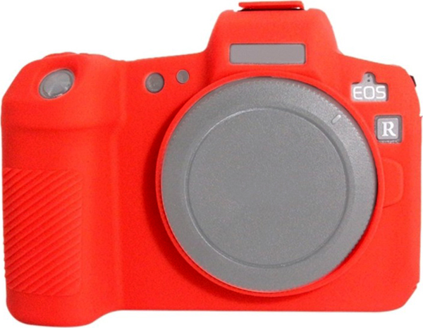Canon EOS R Silikon Koruma Kılıfı - Kırmızı - Image 1