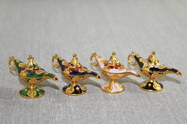 Mineli Metal Alaaddin Lambası Model 7 - Image 1
