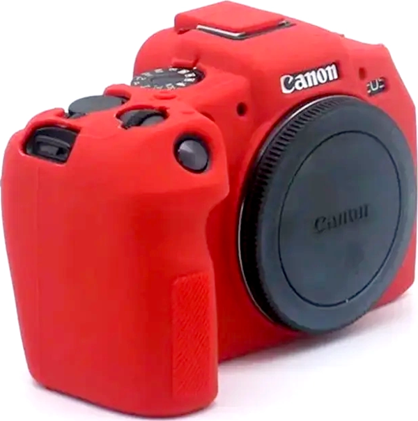 Canon EOS RP Silikon Koruma Kılıfı - Kırmızı - Image 1