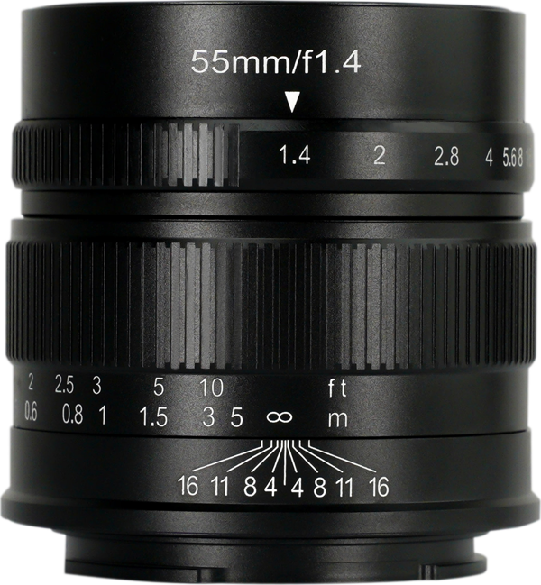 7Artisans 55mm F1.4  MF APS-C Lens (FX Mount) - Image 1