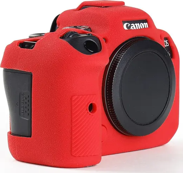 Canon R6 - R6 Mark II Silikon Koruma Kılıfı - Kırmızı - Image 1