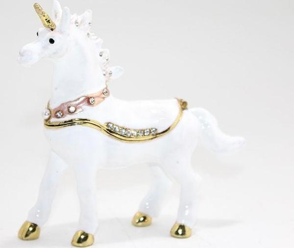Swarovski Taşlı Tekli Unicorn Figürü - Image 1