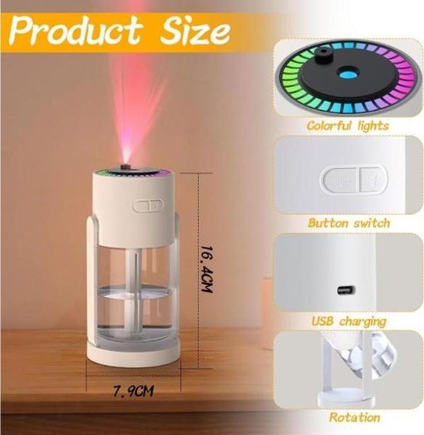 LED Işıklı Hava Nemlendirici Cihaz - Image 1