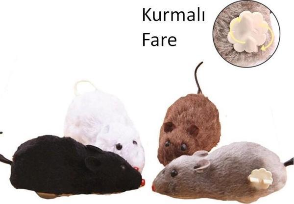 Kurmalı Fare Kedi Eğitim Oyuncağı - Image 1