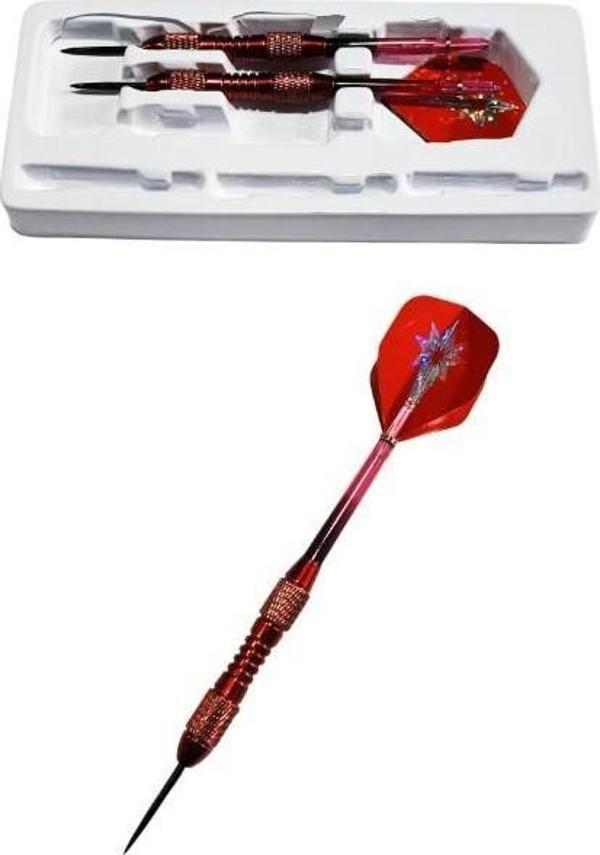 Avessa Ok-300 Profesyonel Çelik 21Gr Dart Oku Kırmızı 3lü - Image 1