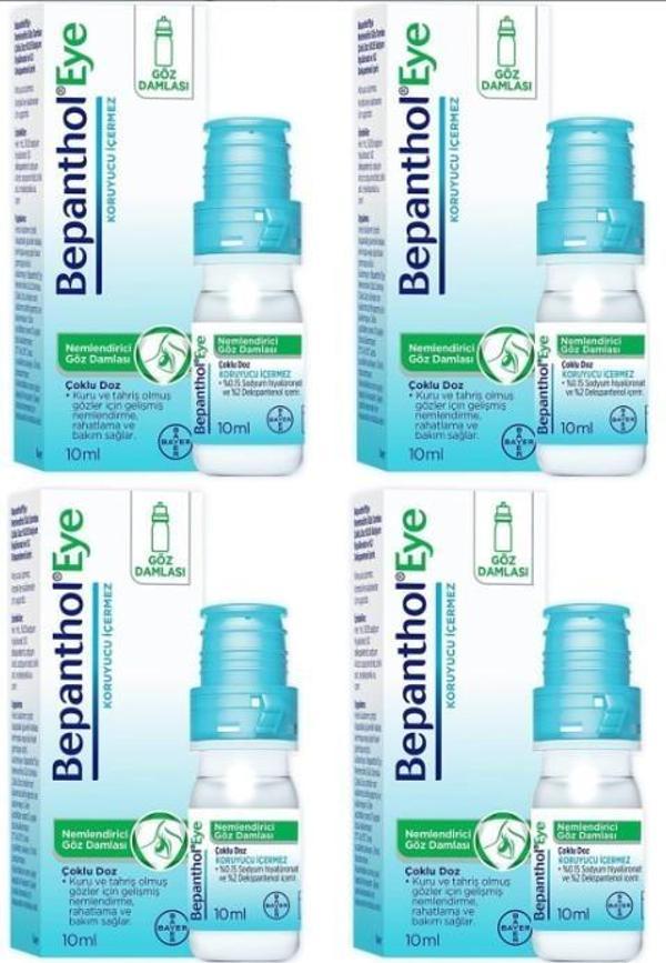 Bepanthol Eye Göz Damlası 10 ml 4 Adet - Image 1